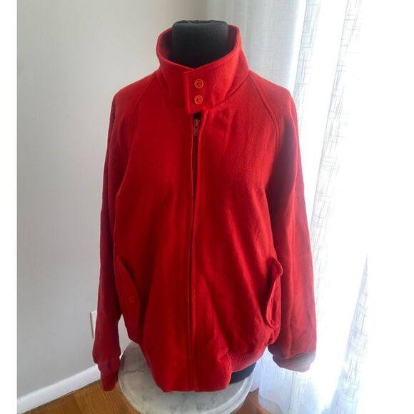 Rare Wool Fox Knapp Lined Jacket Size Large - Picture 15 of 15